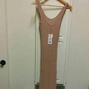 Long cream maxi dress Brand new with tags