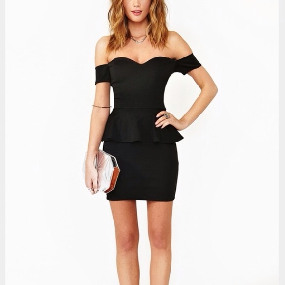 Nasty Gal Peplum Dress