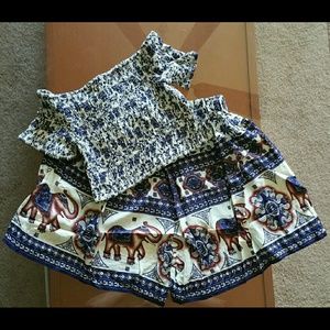 *NEW* Bohemian shorts set