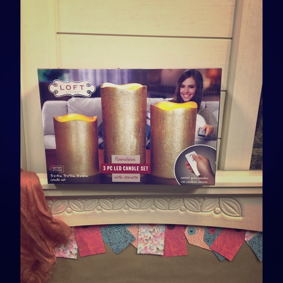 LED flameless Candles - with remote!