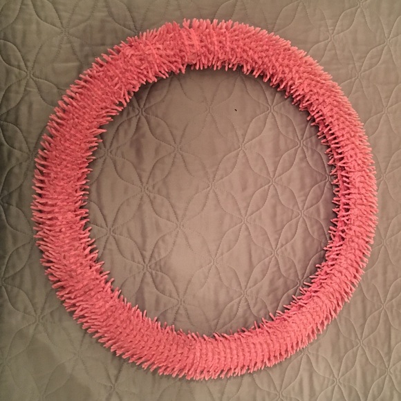 Pink steering wheel cover
