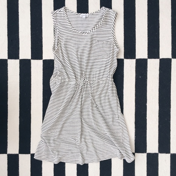 Steven Alan Stripe Drawstring Dress