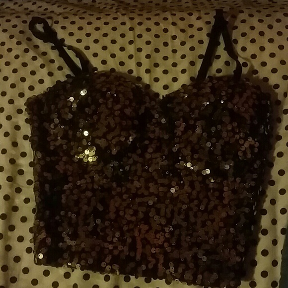 Shimmery Corset Top