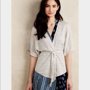 Moth By Anthropologie Pravin Tie Front Cardigan