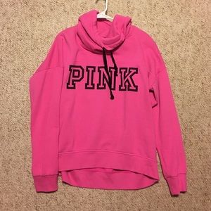 VS Pink cowl neck hoodie