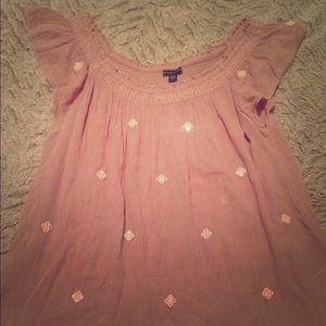 Boho style American eagle top 🌻