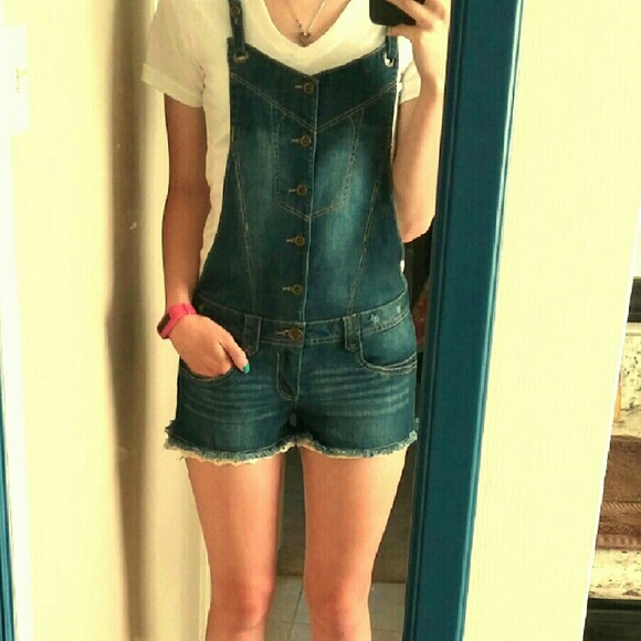 *Sold* Overalls with lace!!