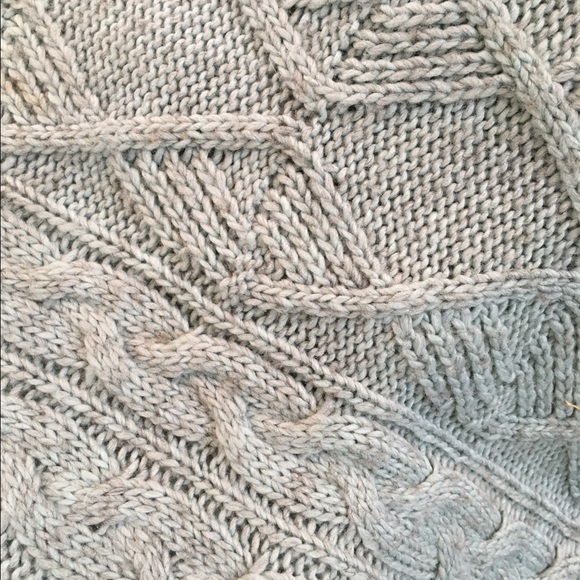 NWT The Limited | aqua cable knit sweater - Picture 3 of 4