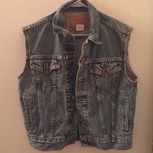 vintage Levi's jeans vest