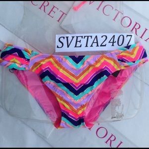 VS Large stripe swim bikini bottoms