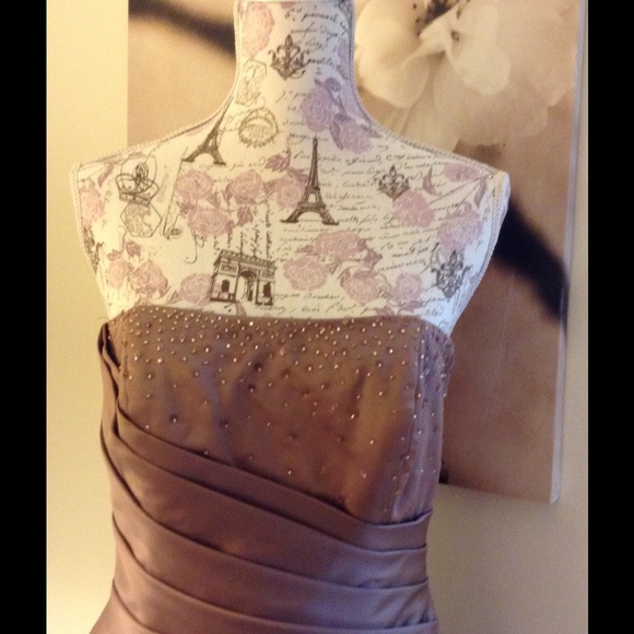 David's Bridal Bridesmaid Evening Gown Dress 6 NWT - Picture 4 of 4