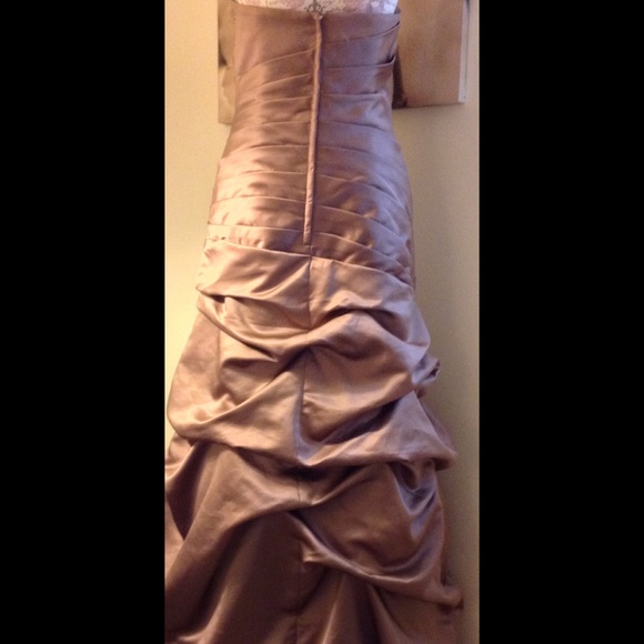 David's Bridal Bridesmaid Evening Gown Dress 6 NWT - Picture 2 of 4