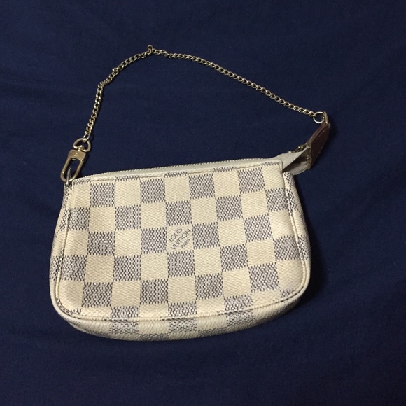 LV mini wristlet