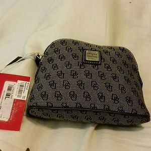 Monogrammed Dooney Cosmetic bag (makeup bag)