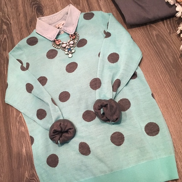 NWT The Limited | polka dot sweater - Picture 4 of 4