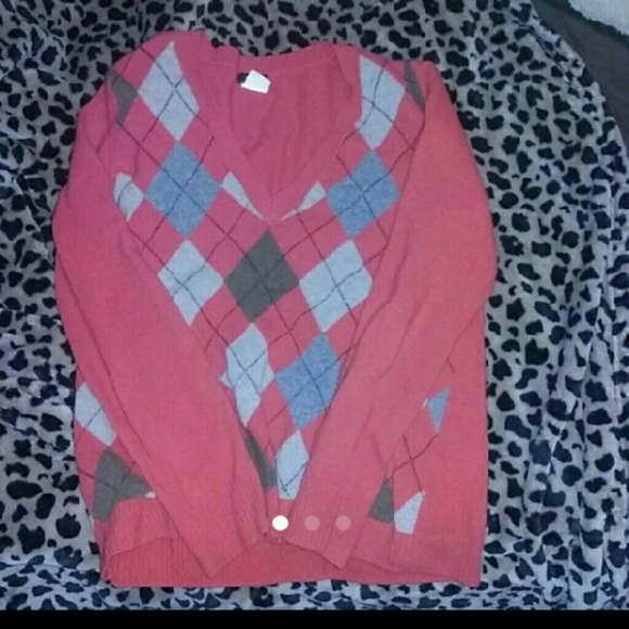 Jcrew argyle sweater