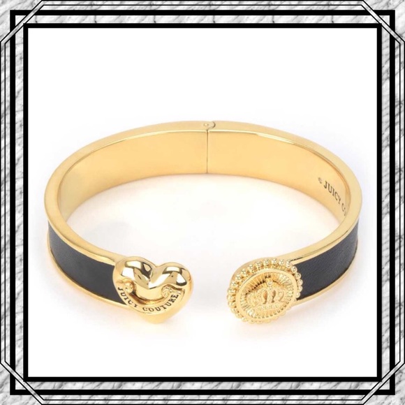 Juicy Couture Jewelry - 🌺HP🌺Juicy Couture Heart and Coin Hinged Bangle