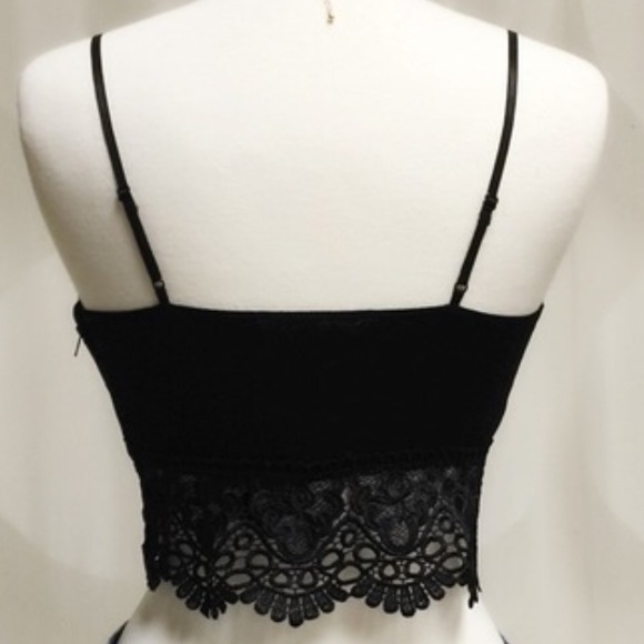 😍Black Crotchet Trim Bralette😍 - Picture 3 of 4