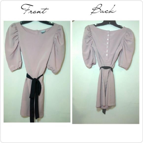 Dusty rose colored dress