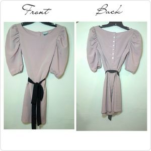 Dusty rose colored dress