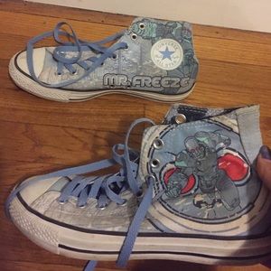 Mr. Freeze Converse High Tops
