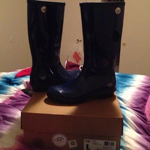 Blue Ugg Rain Boots