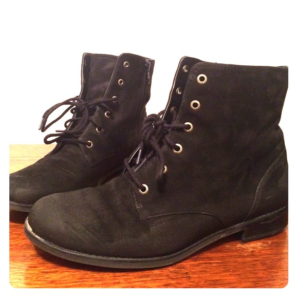 Leather boots