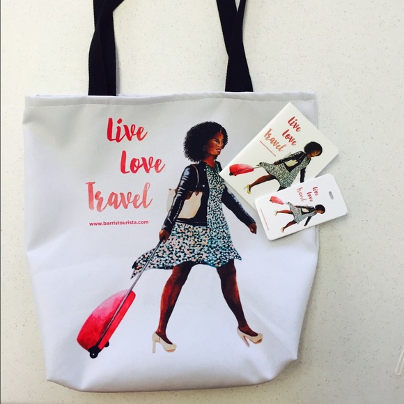 Live Live Travel Tote Bag - Picture 2 of 2