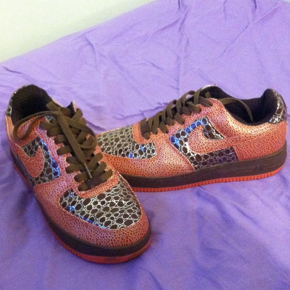 Pinkish, brown Air forces