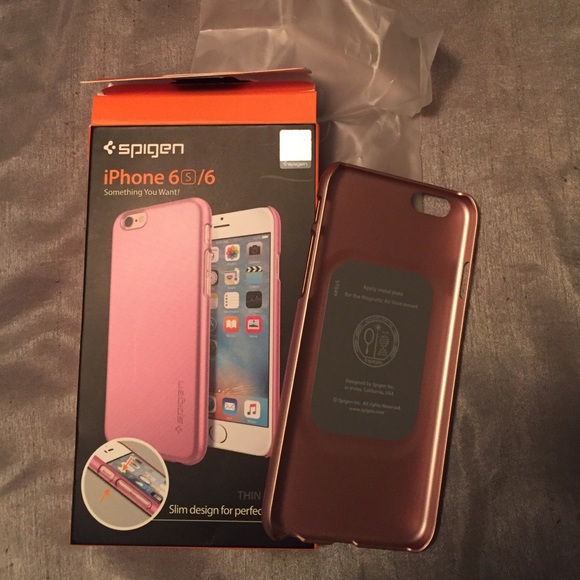 iPhone 6/6s rose gold thin fit hard shell case