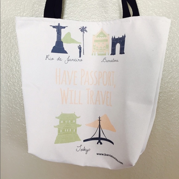 BarrisTourista Travel Store Handbags - Have Passport Will Travel Tote Bag