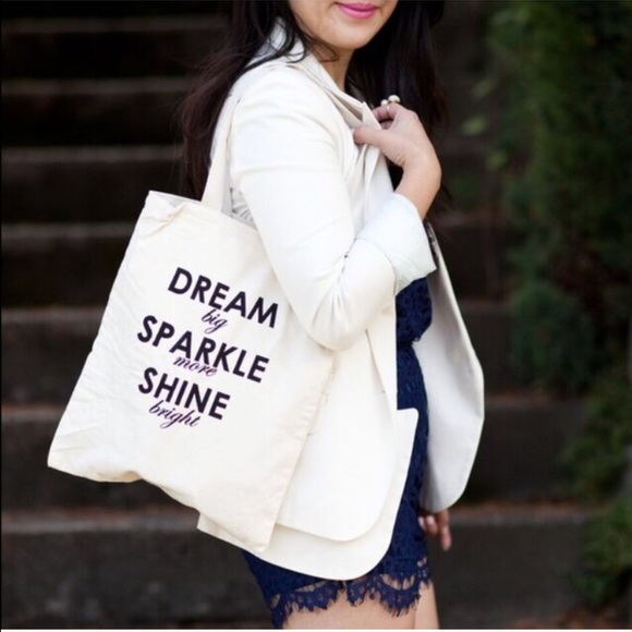 "Champagne is always the.." tote - Picture 2 of 2