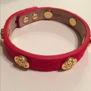 Rustic Cuff Clearance! Red Meagen w/ Gold
