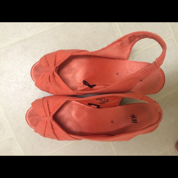 H&m coral wedges - Picture 2 of 2