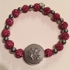 Rustic Cuff Clearance! Pink Brandi w/ silver