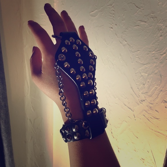 Bracelet Ring: Goth Lolita Cyber Synth Goth Punk