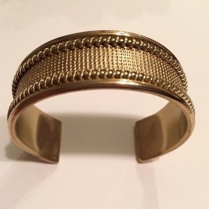 Rustic Cuff Clearance! Allison gold tone cuff