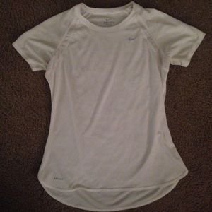 NEW White nike dri-fit shirt