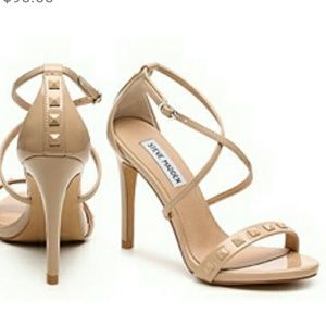 Steve Madden Fayy Blush pat nude Display shoes