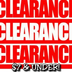 🎈CLERANCE ITEMS!