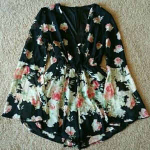 *NEW* Floral Chiffon Romper