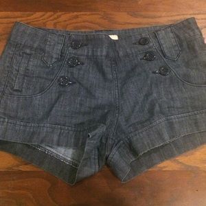 FOREVER21 denim sailor style shorts