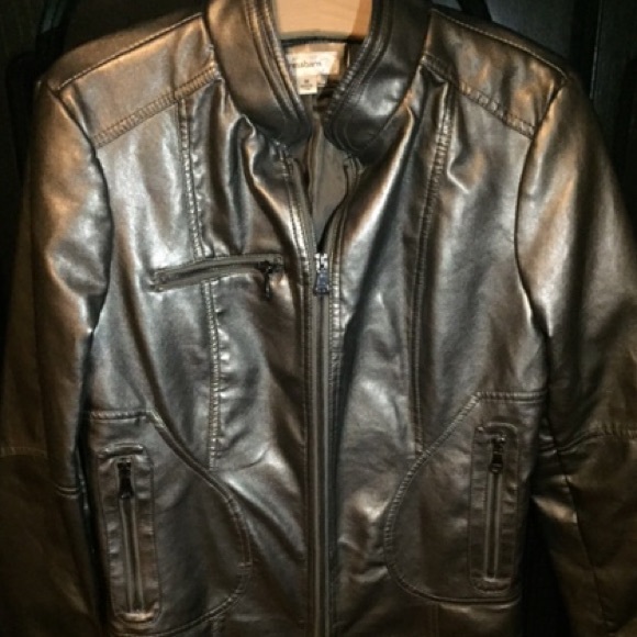 Metallic motorcycle jacket - Picture 3 of 4