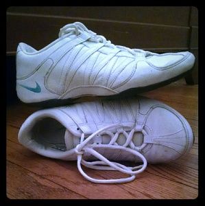 Nike Musique IV white cheer/dance shoes
