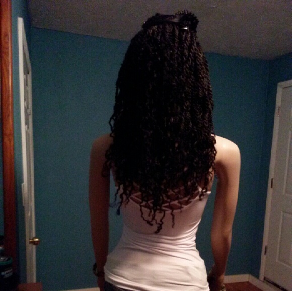 Kinky twist braided wig