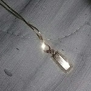Gold supreme  bar chain 14k gold 100 authentic