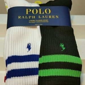 Polo Ralph Lauren 6 PAIRS  Classic sport socks