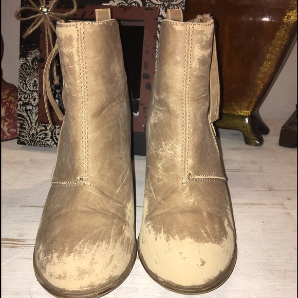 Report women's distressed booties - Picture 4 of 4