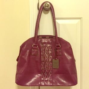 Jessica Simpson Large Leather Shoulder Bag