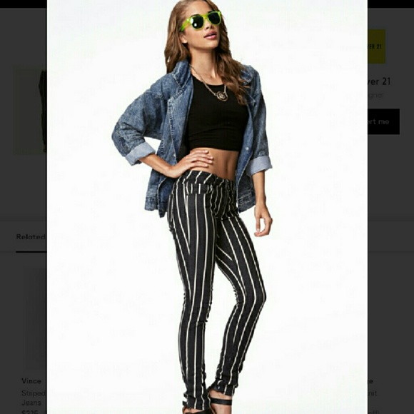 Striped Jeans